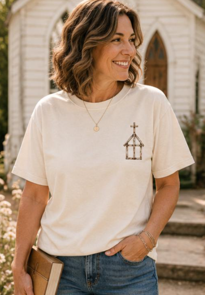 The Nixon Christian Church Shirt | Psalm 122:1 Bible Verse Tee | Comfort Colors Faith T-Shirt