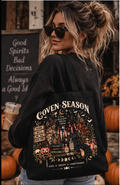 Coven Season Witchy Tote Bag | Cute Spooky Halloween Bag | Gothic Witch Tote | Same Weird Girls Different Lifetime
