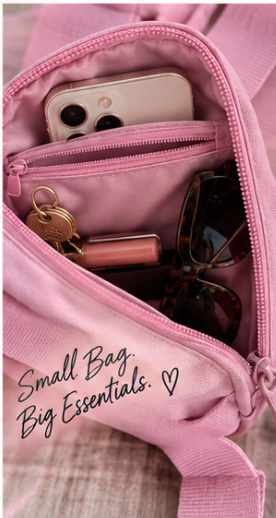 Clover & Coast Sling Bag | Coastal Crossbody Bag | Cute Everyday Travel Bag